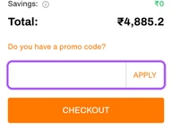 BigRock coupon code field at checkout