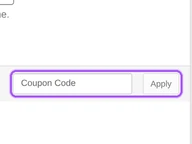 Clean Email coupon code field at checkout