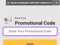 DedicatedSolutions coupon code field at checkout