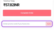 Goviralhost coupon code field at checkout