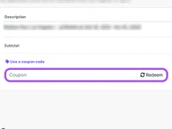 Hostkoala coupon code field at checkout