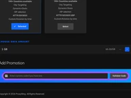 ProxyWing coupon code field at checkout
