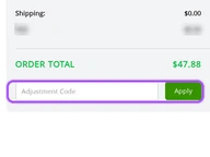Witopia coupon code field at checkout