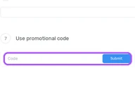 BlazingFast coupon code field at checkout