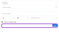Joyoshare coupon code field at checkout