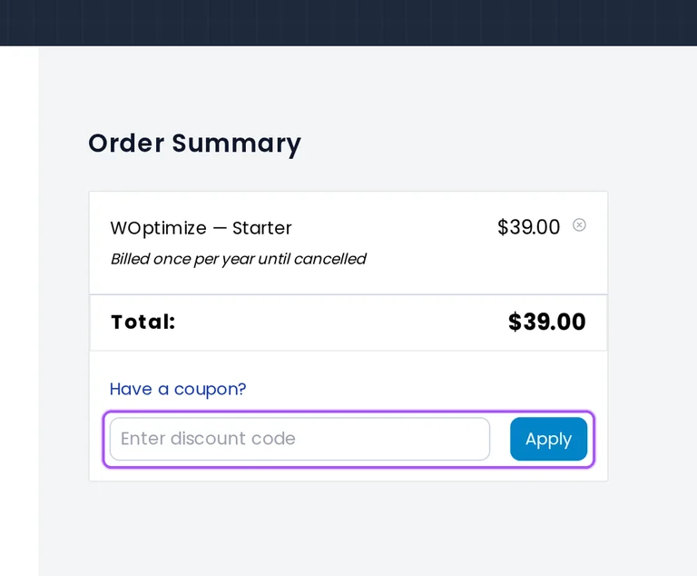 SigmaPlugin promo code checkout Where to enter a SigmaPlugin promo code on the SigmaPlugin checkout page