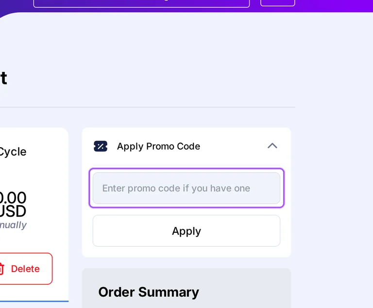 SiteValley promo code checkout Where to enter a SiteValley promo code on the SiteValley checkout page