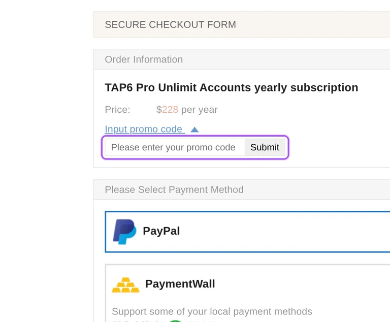 Tweetattackspro promo code checkout Where to enter a Tweetattackspro promo code on the Tweetattackspro checkout page