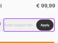 Yithemes coupon code field at checkout